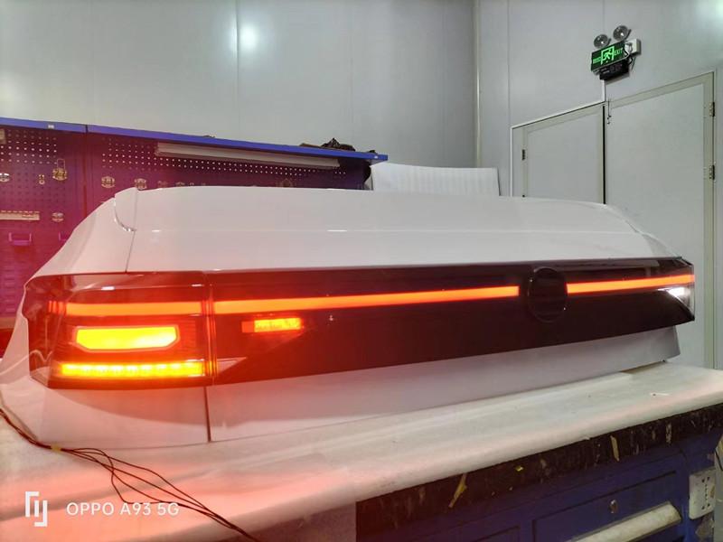 Mass production of rear lights